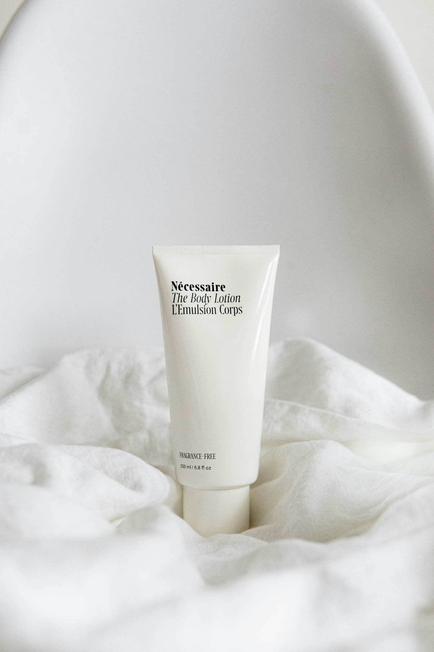 Skincare products arranged in a flatlay composition