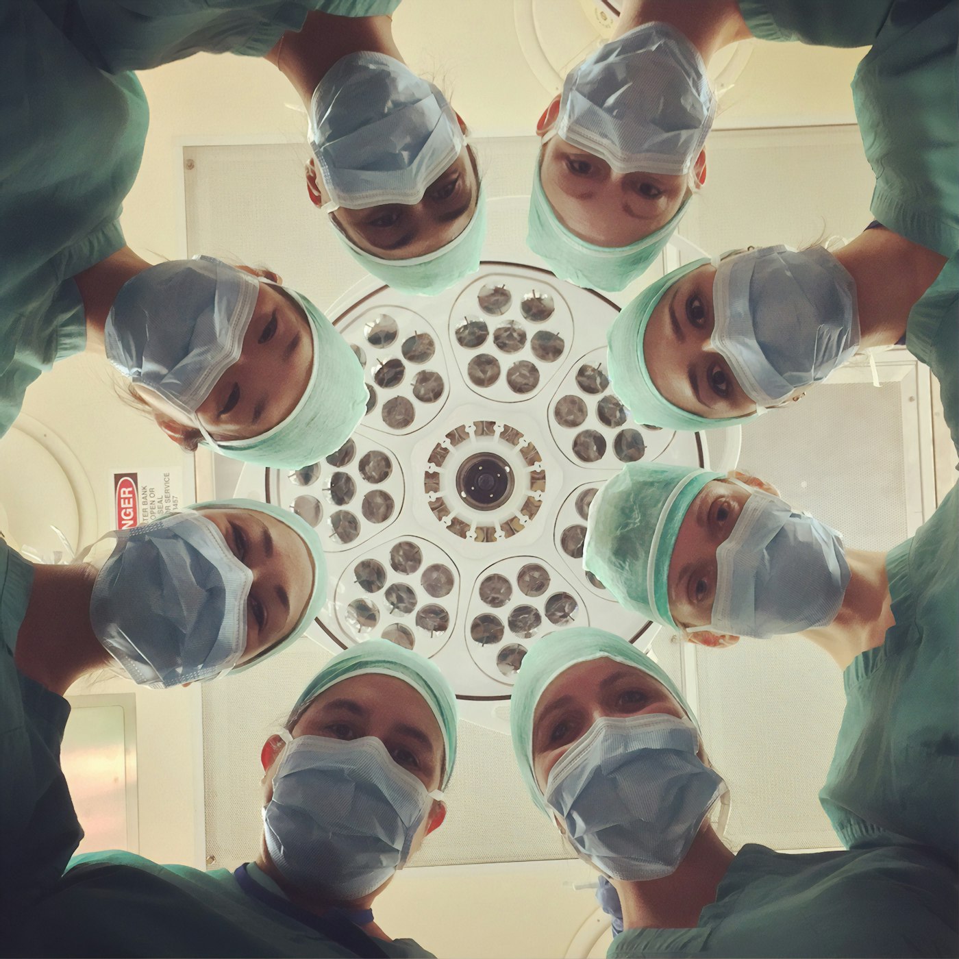Medical team collaborating in a clinic
